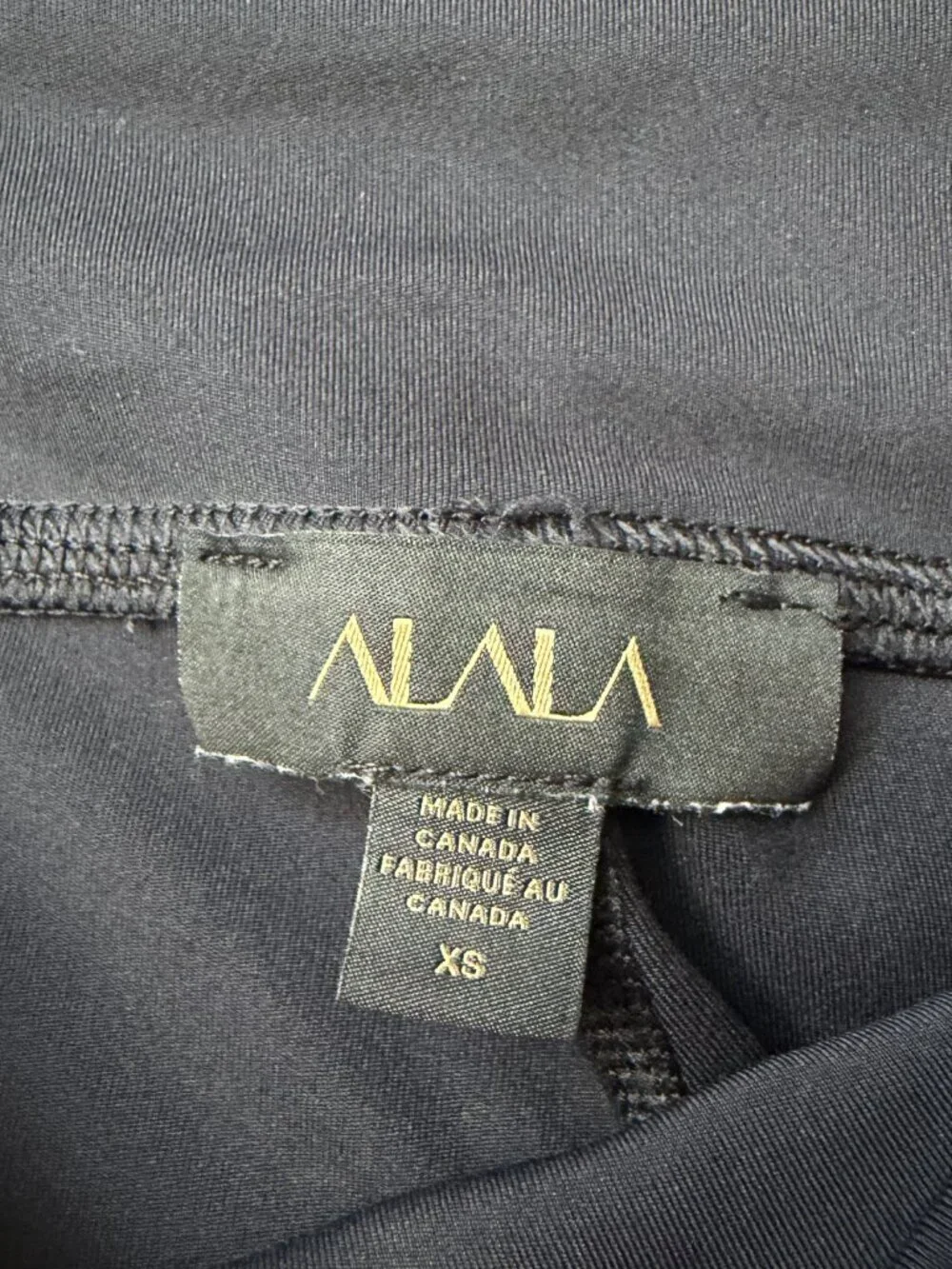 ALALA Fast Track Mesh Panel Pants in Black Size XS